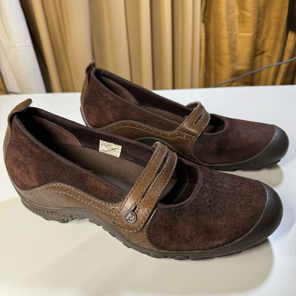 Merrell Mary Janes Plaza Bandeau Chocolate Brown Orth… Gem